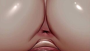 Enjoying hentai animation with sinon ginhaha