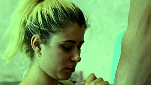 Blonde Teen In Kitchen Homemade Moment