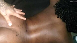 Big Ass Black Chick Fucks Asian Hard