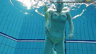 Lada Poleshuk's Underwater Show with Big Tits and Short Hair Stuns