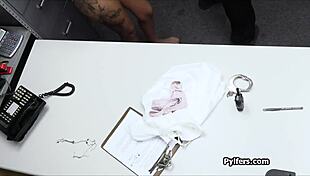 Necklace in Panties Leads to Cock in Mouth for Teen Amateur Voyeur.