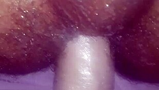 Pegging the naughty husband with a strapon in intense anal sex