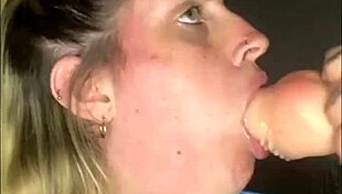 Blonde Slut Can't Wait to Squirt in Masturbation!