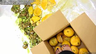 have you ever seen food crushed in this fetish way?