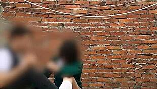 Mexican Teen Sucks Cock Behind School Classrooms In Public