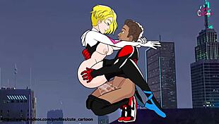spiderman hentai cartoon anime with oral scene