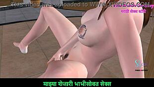 Teen 18+ Girl Masturbates With Carrot In 3D Anime