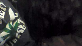 amateur couple enjoys handjob and blowjob while smoking a cigarette in the chair