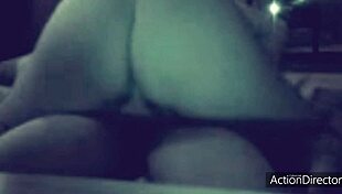 Homemade creampie with my wife in the bedroom