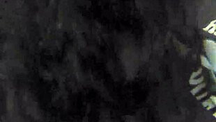 amateur couple enjoys handjob and blowjob while smoking a cigarette in the chair