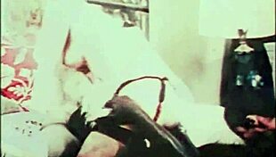 vintage interracial threesome unveils a hairy retro fantasy