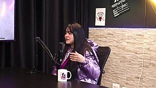 Pamela Sagaz Kisses Famous Person in Sheer Red Lingerie, Riding Cowgirl.