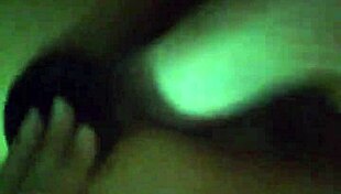 Girl RIDES cock while FUCKING her ASS with dildo!