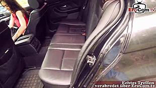 i pick up german thin teen for car sex