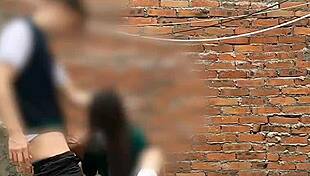 Mexican Teen Sucks Cock Behind School Classrooms In Public