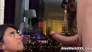 Adorable Asian Sucks Big Cock Sloppily