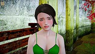 My new family with brunette teen and small tits