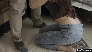 Lesbian Girlfriend Teen 18+ Smashed By A Blackmailing Bf