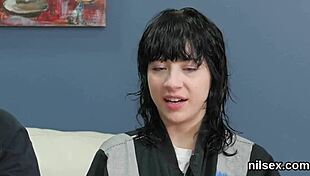 Wacky Sweetie Is Brought In Ass Hole Madhouse For Awkward Therapy!