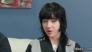 Wacky Sweetie Is Brought In Ass Hole Madhouse For Awkward Therapy!