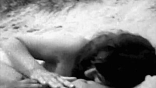 Vintage Lesbians Loving Nature in Outdoor Group Fun