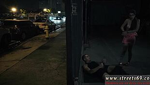 Bound virgin gets dominated outdoors!