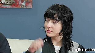 Wacky Sweetie Is Brought In Ass Hole Madhouse For Awkward Therapy!