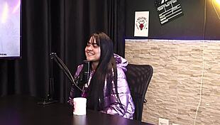 Pamela Sagaz Kisses Famous Person in Sheer Red Lingerie, Riding Cowgirl.