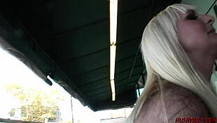 blonde lesbian picks up bigtits babe for sex