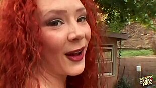Fire haired Audrey Hollander indulges her insatiable Hung to anal and oral pleasures