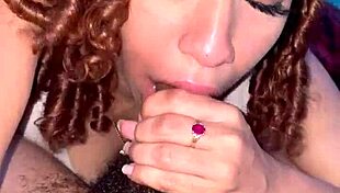 Princess Yaya gives me a blowjob as her latina charm shines