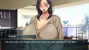 En el vestuario, Kanojo no Okaa-san Ep4 conoce a la MILF.