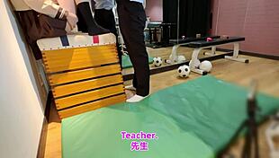 Teacher Trains Student In Uniform For Creampie