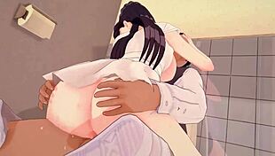 Komi San Blowjob Deepthroat With Friends In Cartoon Sex