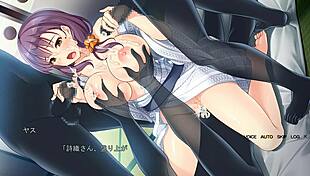 Why does Shiori seduce counselor Meika with her big tits?