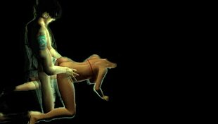 In this cartoon, the mounting scene leaves everything blurry in my mind