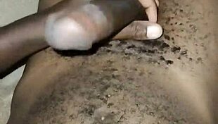 Gay Man with Big Hairy Cock Wanking Solo at Home in Hot Session