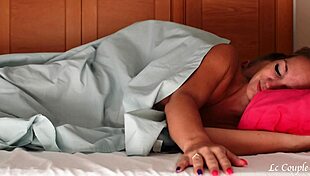 real amateur wife's morning wet pussy feels hard dick inside when she wakes.