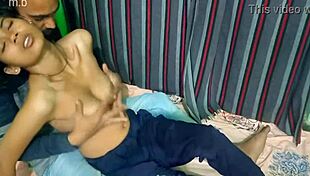 young indian girl asks for help in rainy season, ends up with full chudai and big cock.