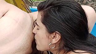 Milf Lesbians Lick Pussies Outdoors To Calm Horniness Part 2!