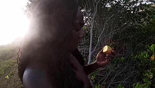 Adão and Eva, sexy Brazilian pornstars, in paradise.