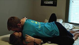 Sexy skinny teen receives creampie in part two