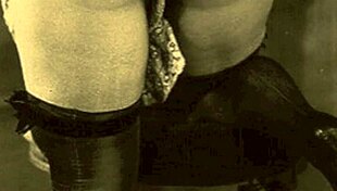 Watch this vintage threesome group scene