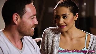 brunette masseuse gets fucked in hardcore nuru massage session