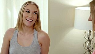 blonde stepsisters having lesbian sex - candice dare and kasey miller