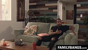 True turns of stepmama and stepson to passionate family bang