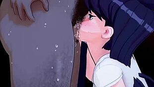 Komi San Blowjob Deepthroat With Friends In Cartoon Sex