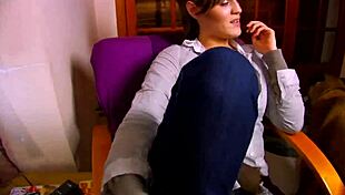 Maid Punished by Landlord with Facial