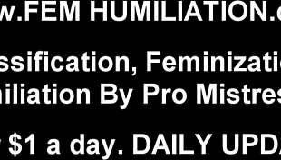 I will let you choose your panties for humiliation.