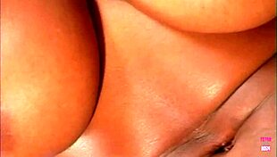 Fit beauty loves big black cock blowjob